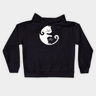 Yin Yang Cats Kids Hoodie